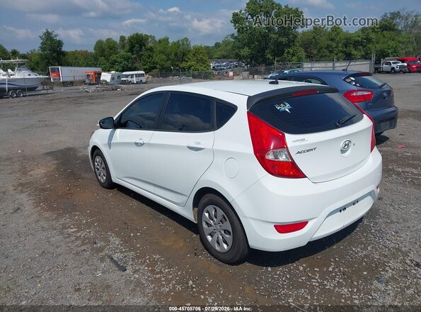 KMHCT5AE8GU241315 2016 HYUNDAI ACCENT Белый Задняя левая четверть