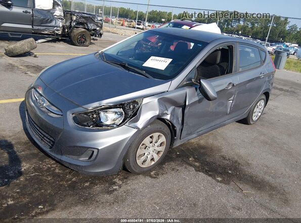 KMHCT5AE8GU270149 2016 HYUNDAI ACCENT Серый Передняя левая четверть