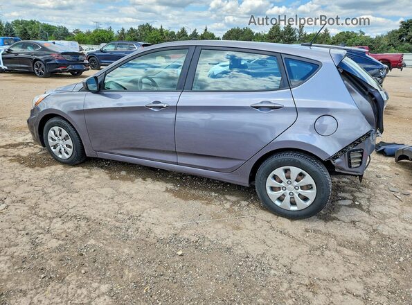 KMHCT5AE8HU321523 2017 HYUNDAI ACCENT Gray უკანა მარცხენა