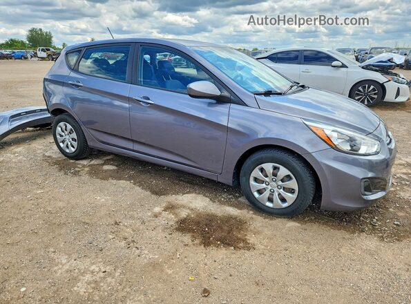 KMHCT5AE8HU321523 2017 HYUNDAI ACCENT Gray წინა მარჯვენა