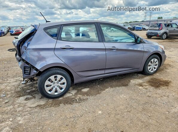 KMHCT5AE8HU321523 2017 HYUNDAI ACCENT Gray უკანა მარჯვენა