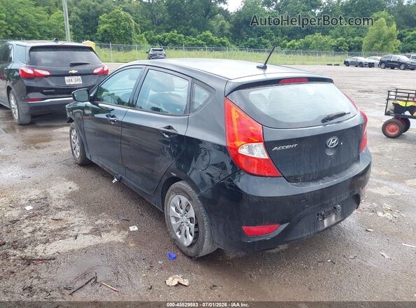KMHCT5AE8HU343926 2017 HYUNDAI ACCENT Black Tył lewy