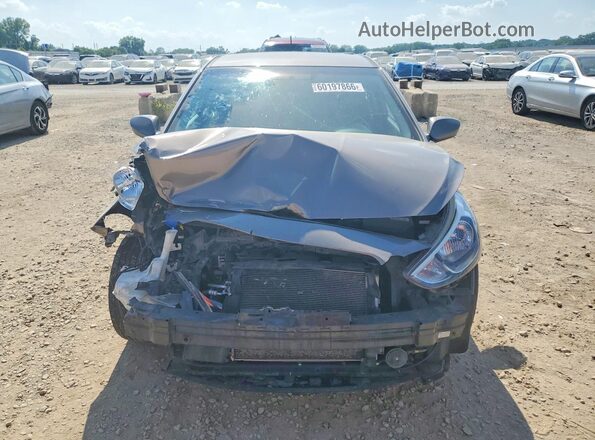 KMHCT5AE8HU363531 2017 HYUNDAI ACCENT Gray წინა ხედი