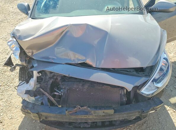 KMHCT5AE8HU363531 2017 HYUNDAI ACCENT Gray უკანა სალონის ხედი