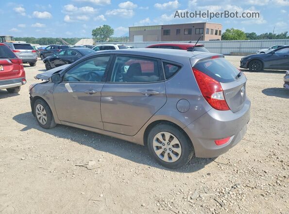 KMHCT5AE8HU363531 2017 HYUNDAI ACCENT Gray უკანა მარცხენა