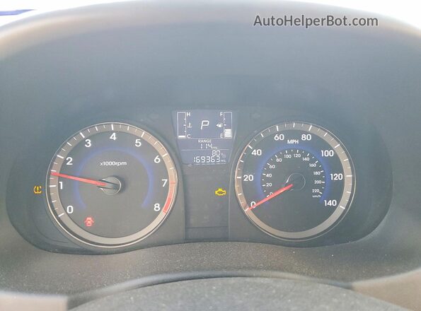 KMHCT5AE9HU312541 2017 HYUNDAI ACCENT Silver Widok zestawu wskaźników
