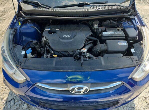 KMHCT5AE9HU327640 2017 HYUNDAI ACCENT Blue Vista interior trasera