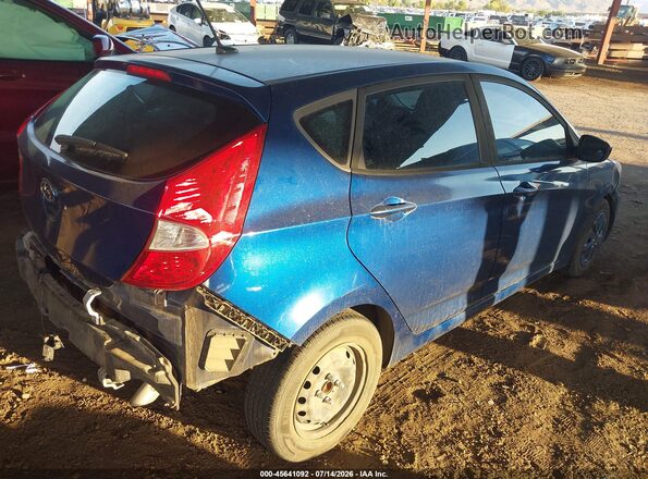 KMHCT5AE9HU336970 2017 HYUNDAI ACCENT Blue Tył prawy