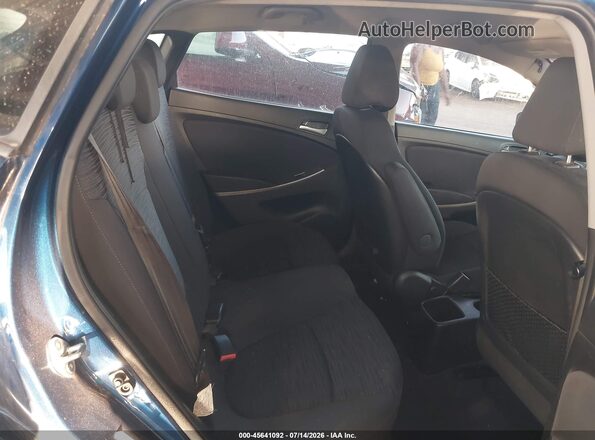 KMHCT5AE9HU336970 2017 HYUNDAI ACCENT Blue Widok naklejki z numerem VIN