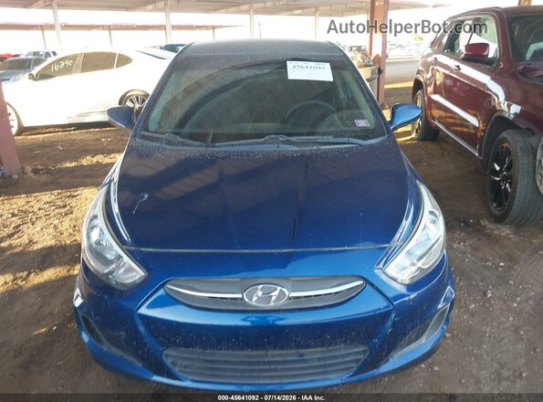 KMHCT5AE9HU336970 2017 HYUNDAI ACCENT Blue Widok wnętrza z tyłu