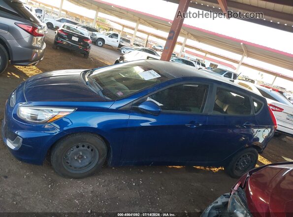 KMHCT5AE9HU336970 2017 HYUNDAI ACCENT Blue 