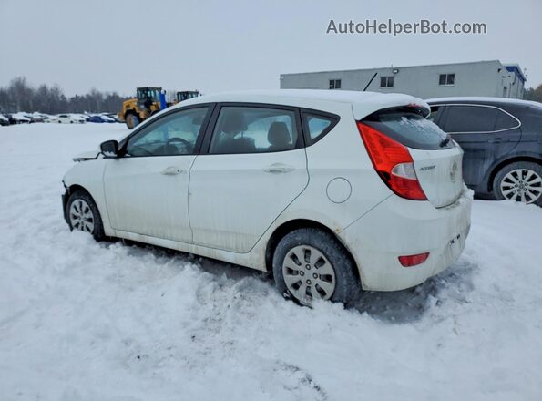 KMHCT5AEXGU238027 2016 HYUNDAI ACCENT White Tył lewy