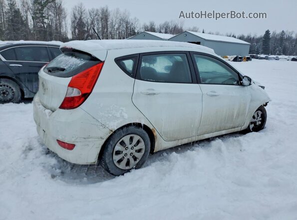 KMHCT5AEXGU238027 2016 HYUNDAI ACCENT White Tył prawy