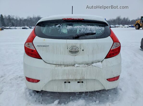 KMHCT5AEXGU238027 2016 HYUNDAI ACCENT White Widok z tyłu