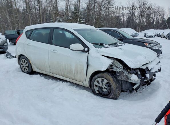KMHCT5AEXGU238027 2016 HYUNDAI ACCENT White Przód prawy