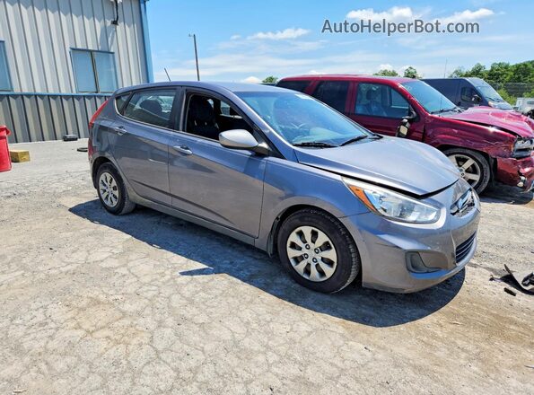 KMHCT5AEXGU254163 2016 HYUNDAI ACCENT Серебряный Передняя правая четверть