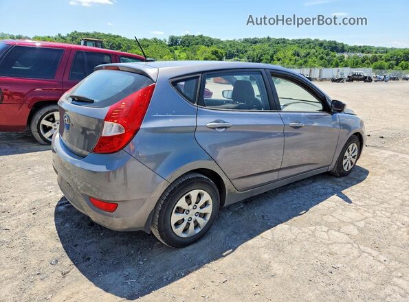 KMHCT5AEXGU254163 2016 HYUNDAI ACCENT Серебряный Задняя правая четверть