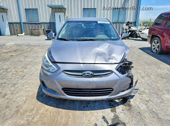 KMHCT5AEXGU254163 2016 HYUNDAI ACCENT Серебряный Вид спереди
