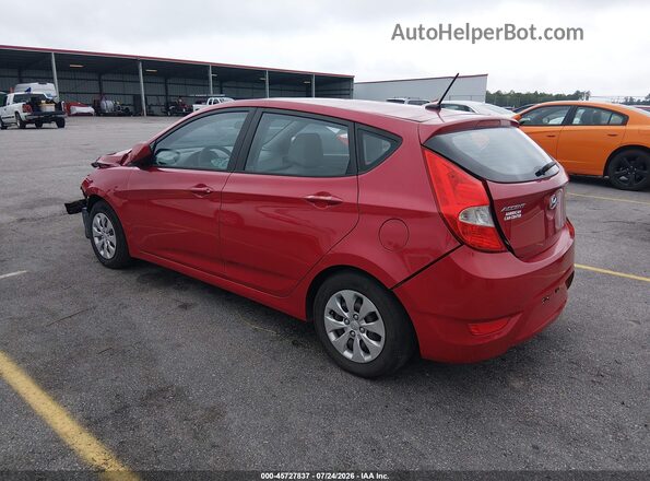 KMHCT5AEXGU276776 2016 HYUNDAI ACCENT Red Tył lewy