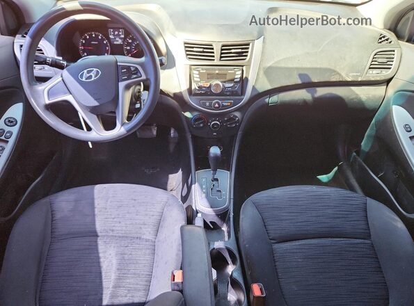 KMHCT5AEXHU311611 2017 HYUNDAI ACCENT Orange Widok deski rozdzielczej
