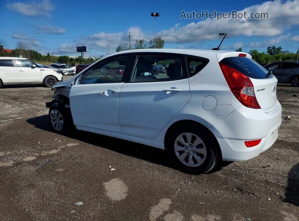 KMHCT5AEXHU336427 2017 HYUNDAI ACCENT White Rear left
