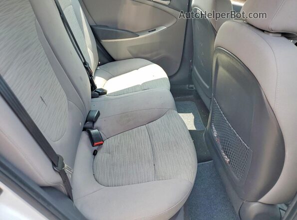 KMHCT5AEXHU336427 2017 HYUNDAI ACCENT White Rear seats view