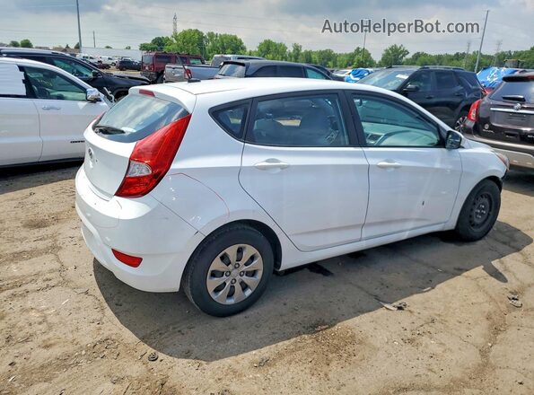 KMHCT5AEXHU336427 2017 HYUNDAI ACCENT White Rear right