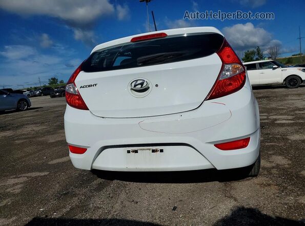 KMHCT5AEXHU336427 2017 HYUNDAI ACCENT White Rear view