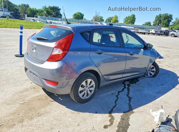 KMHCT5AEXHU338484 2017 HYUNDAI ACCENT Blue უკანა მარჯვენა
