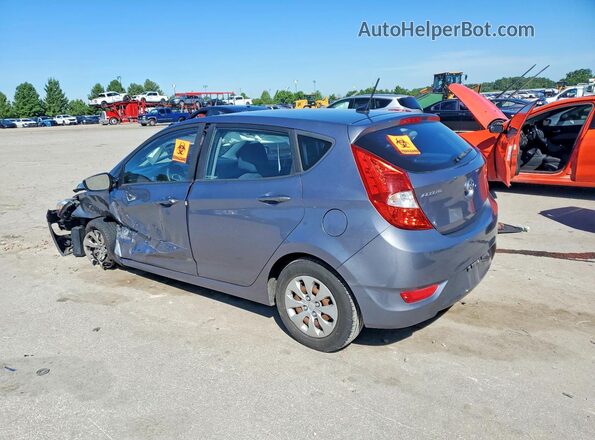 KMHCT5AEXHU338484 2017 HYUNDAI ACCENT Blue უკანა მარცხენა