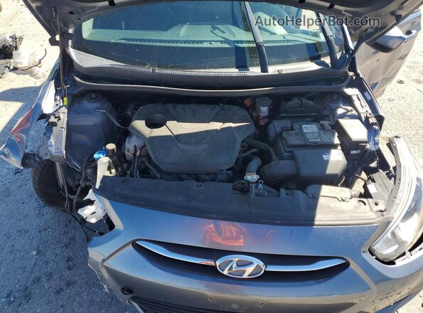 KMHCT5AEXHU338484 2017 HYUNDAI ACCENT Blue უკანა სალონის ხედი