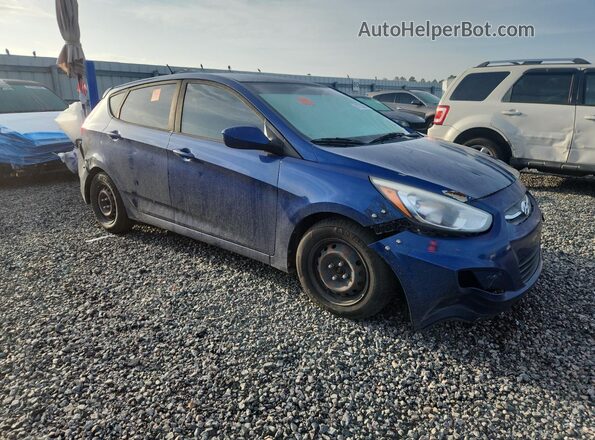 KMHCT5AEXHU338856 2017 HYUNDAI ACCENT Blue წინა მარჯვენა