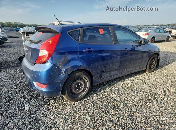 KMHCT5AEXHU338856 2017 HYUNDAI ACCENT Blue უკანა მარჯვენა