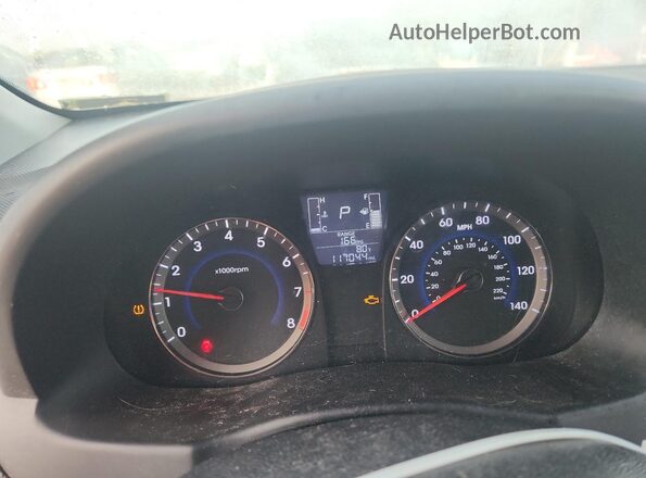 KMHCT5AEXHU338856 2017 HYUNDAI ACCENT Blue ხელსაწყოთა პანელის ხედი