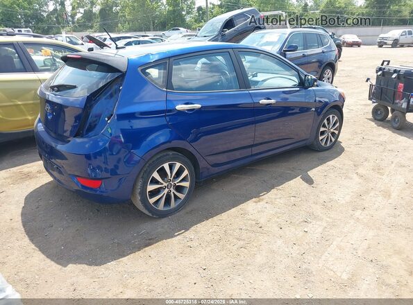 KMHCU5AE4GU237310 2016 HYUNDAI ACCENT Синий Задняя правая четверть