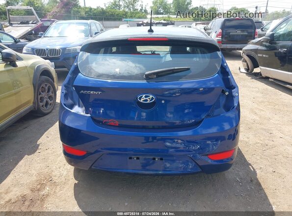 KMHCU5AE4GU237310 2016 HYUNDAI ACCENT Синий 