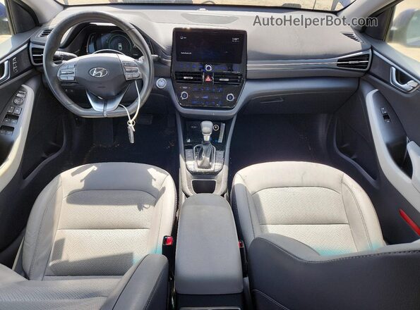 KMHCX5LD6NU283441 2022 HYUNDAI IONIQ Blue Dashboard view