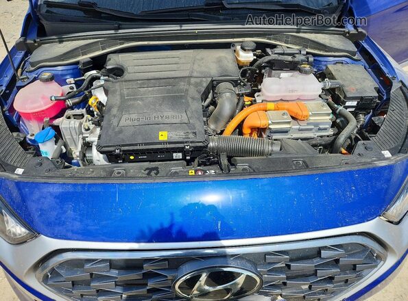 KMHCX5LD6NU283441 2022 HYUNDAI IONIQ Blue Rear interior view