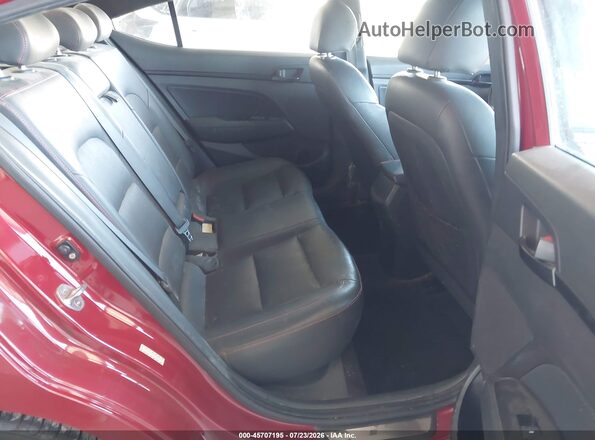 KMHD04LB0JU454941 2018 HYUNDAI ELANTRA Красный Вид наклейки с VIN-кодом