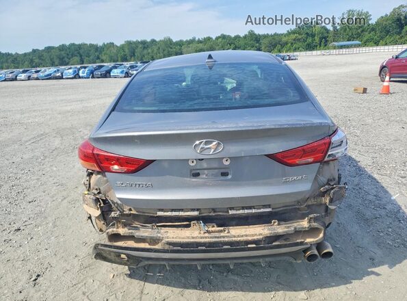 KMHD04LB0JU522767 2018 HYUNDAI ELANTRA Gray Вид ззаду