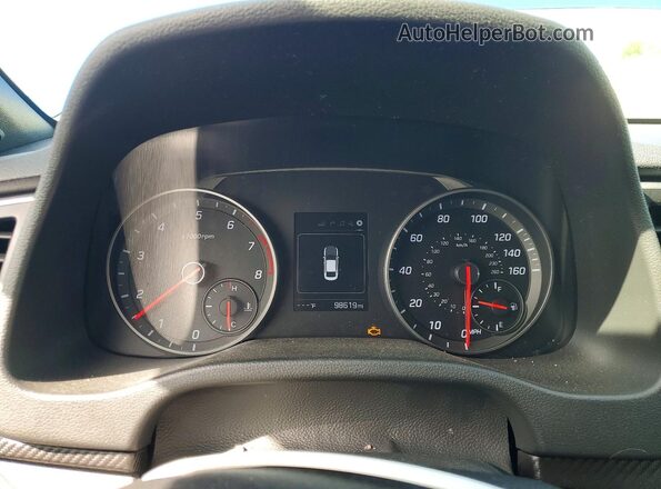 KMHD04LB1HU330719 2017 HYUNDAI ELANTRA Blue Вид щитка приладів