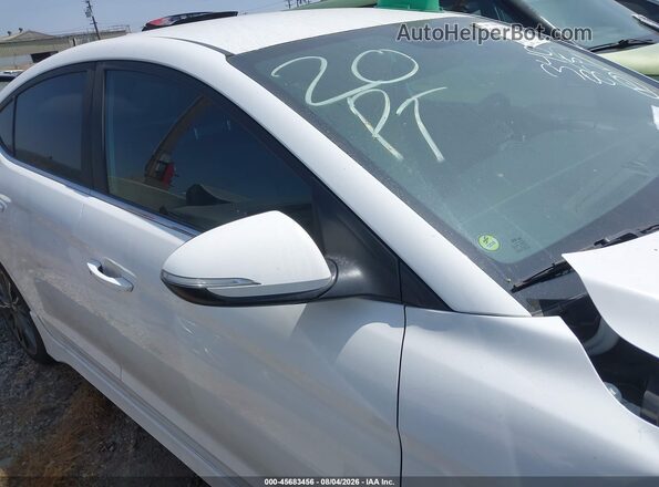 KMHD04LB1HU360125 2017 HYUNDAI ELANTRA Белый Панорамный вид салона 360°