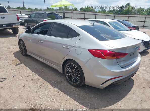KMHD04LB1JU518632 2018 HYUNDAI ELANTRA Silver Tył lewy