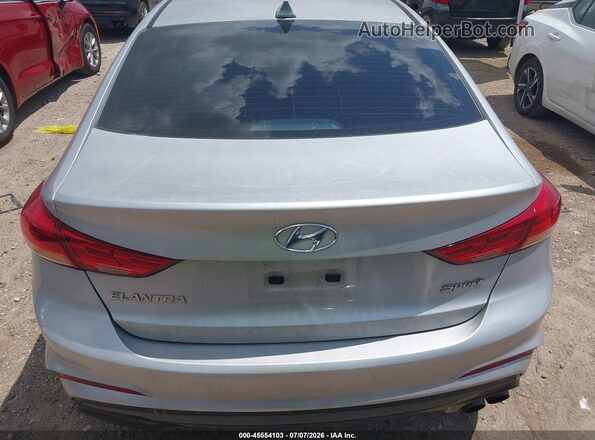 KMHD04LB1JU518632 2018 HYUNDAI ELANTRA Silver 