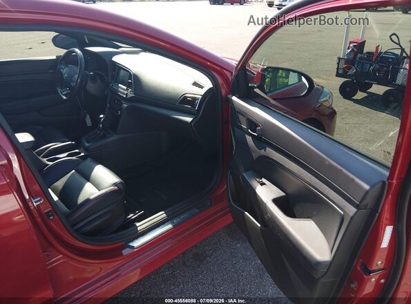 KMHD04LB2HU364460 2017 HYUNDAI ELANTRA Red Front interior view