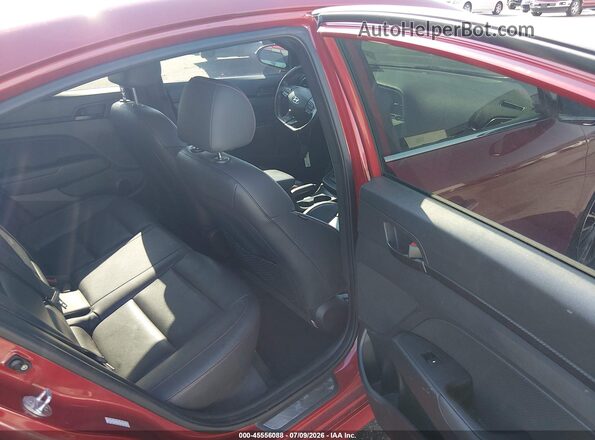 KMHD04LB2HU364460 2017 HYUNDAI ELANTRA Red VIN sticker view