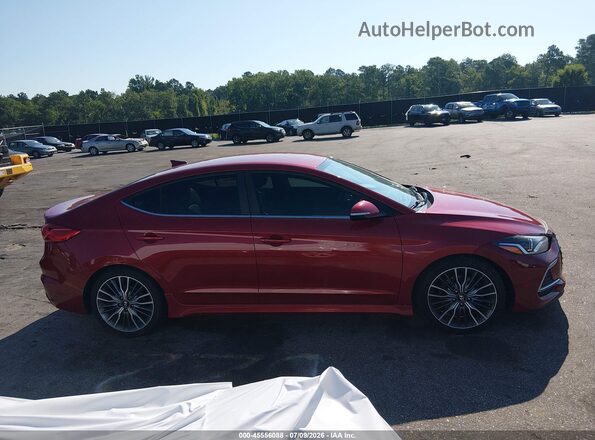 KMHD04LB2HU364460 2017 HYUNDAI ELANTRA Red 360 interior view