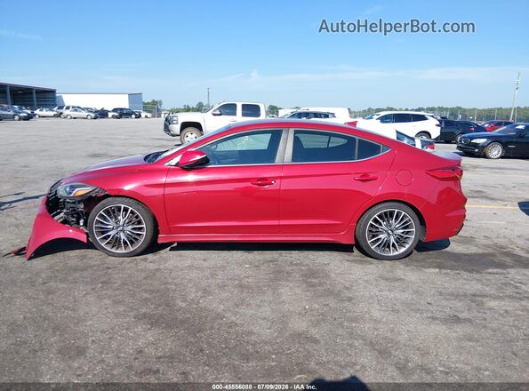 KMHD04LB2HU364460 2017 HYUNDAI ELANTRA Red 
