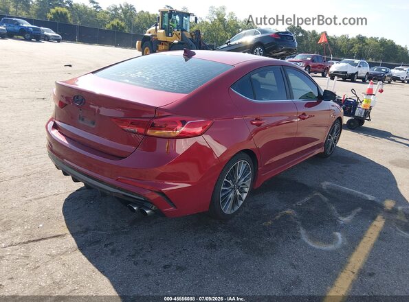 KMHD04LB2HU364460 2017 HYUNDAI ELANTRA Red Rear right
