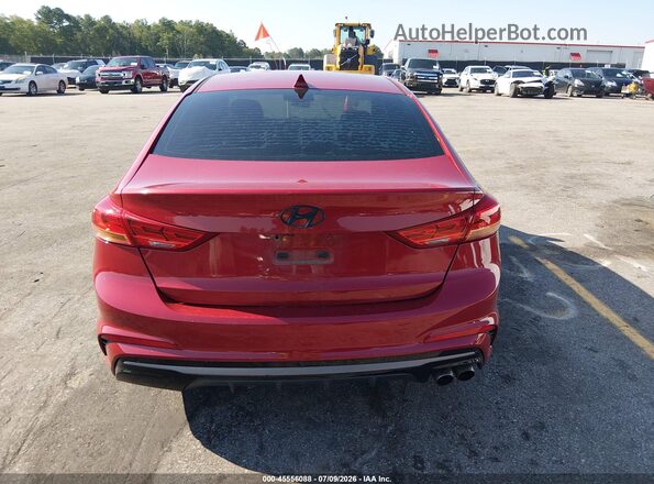 KMHD04LB2HU364460 2017 HYUNDAI ELANTRA Red 